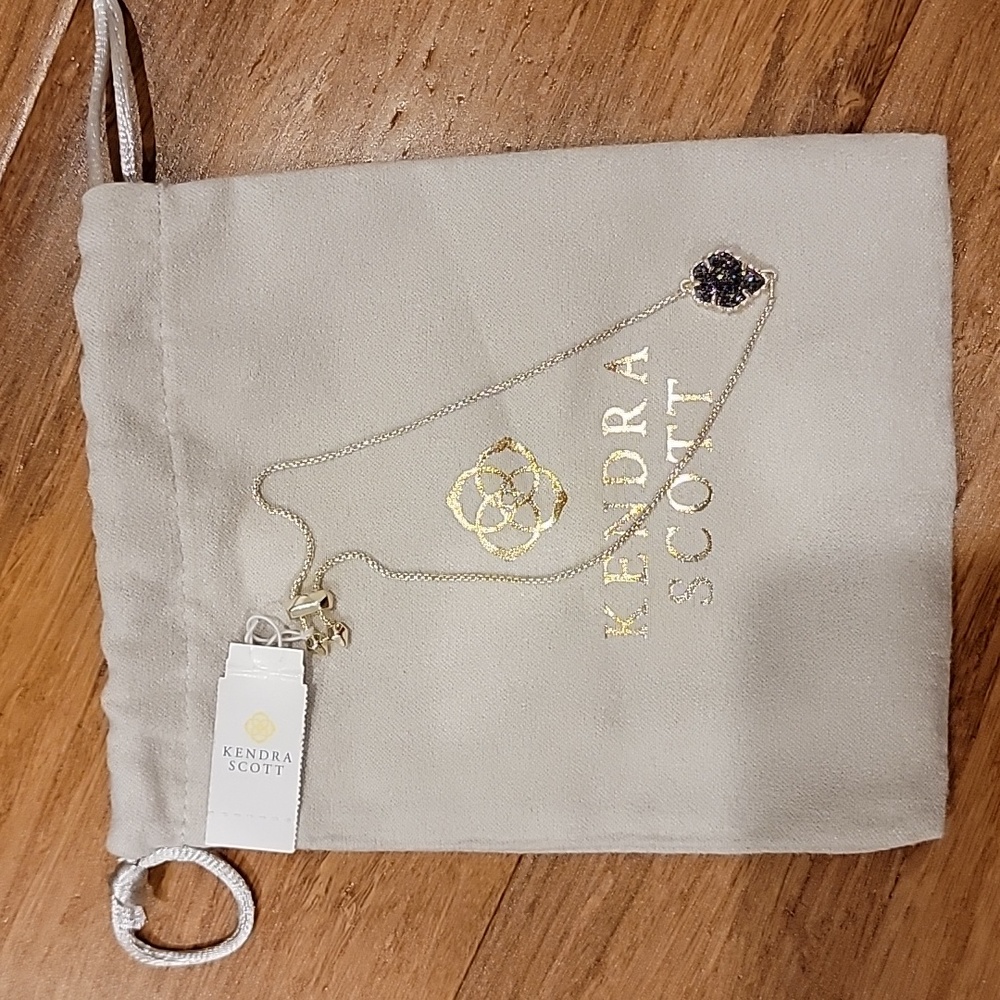 Kendra Scott Theo Bracelet In Gold & Multi Color Drusy